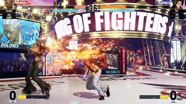 image gameplay the king of fighters xv